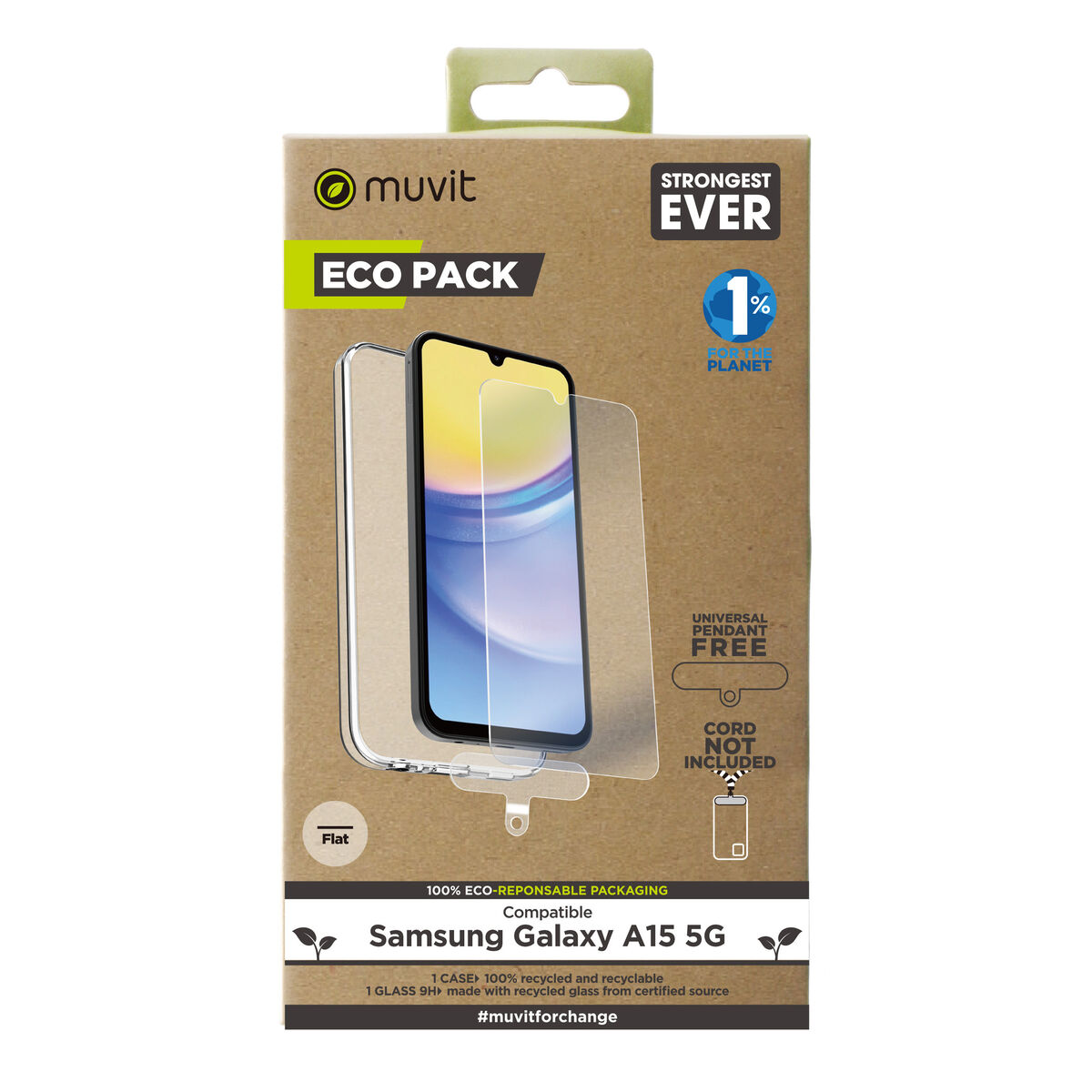 Mobile Case and Protector Muvit for Change Galaxy A15 5G Samsung Galaxy A14 5G