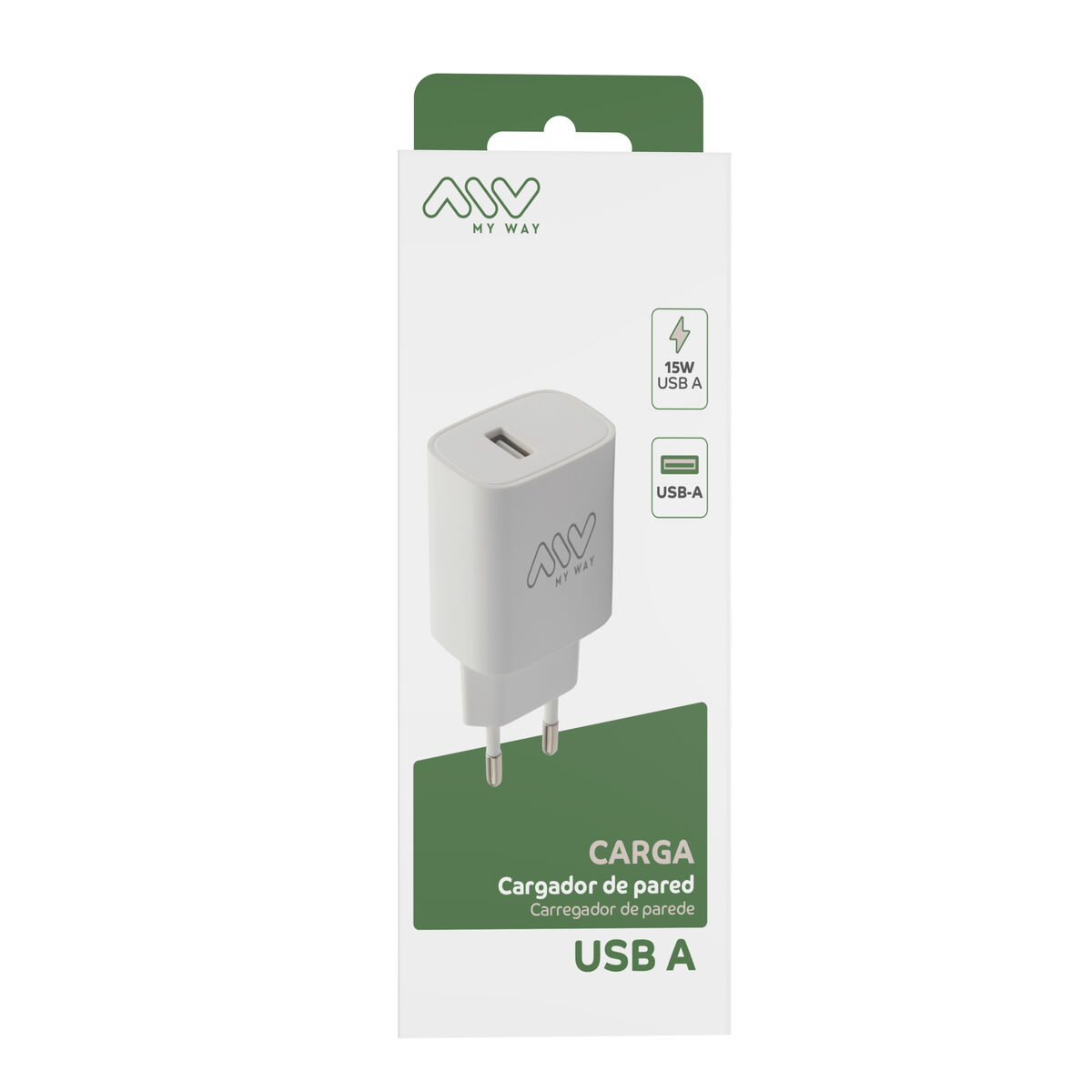 Wall Charger Myway White 15 W