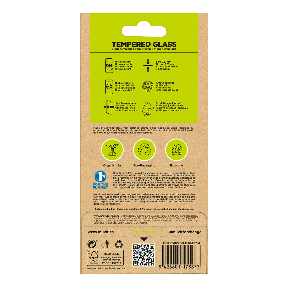 Mobile Screen Protector Muvit for Change Galaxy A15 4G/5G