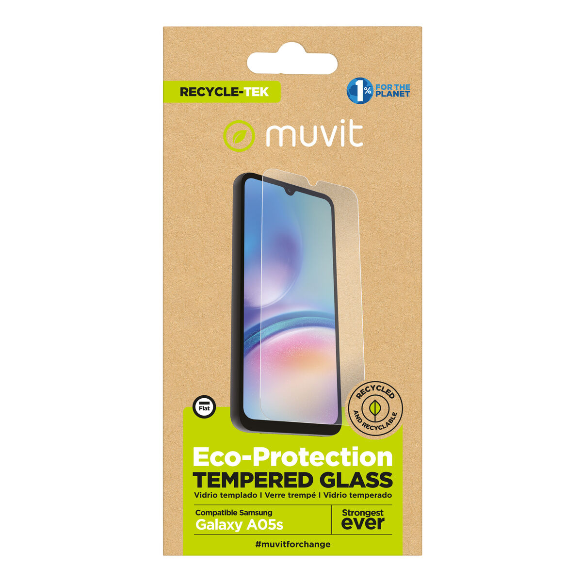 Mobile Screen Protector Muvit for Change Galaxy A05S Mobile Screen Protector Muvit for Change Galaxy A05S
