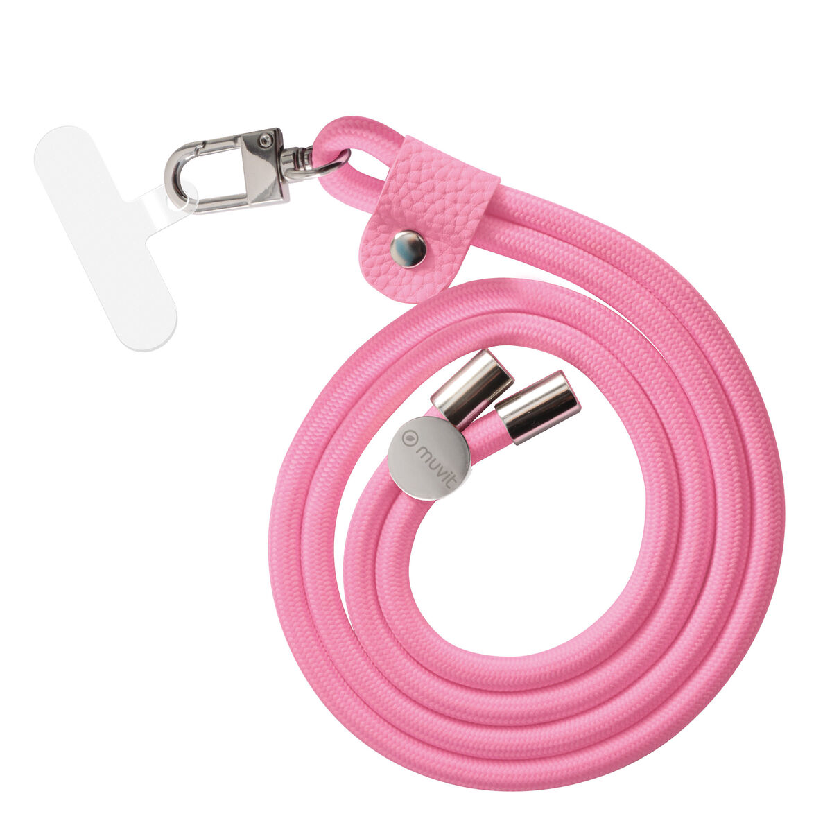 Mobile Phone Lanyard Muvit for Change Pink Mobile Phone Lanyard Muvit for Change Pink