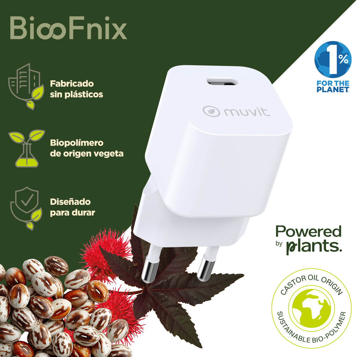 Wall Charger Muvit MCACC0048 20 W