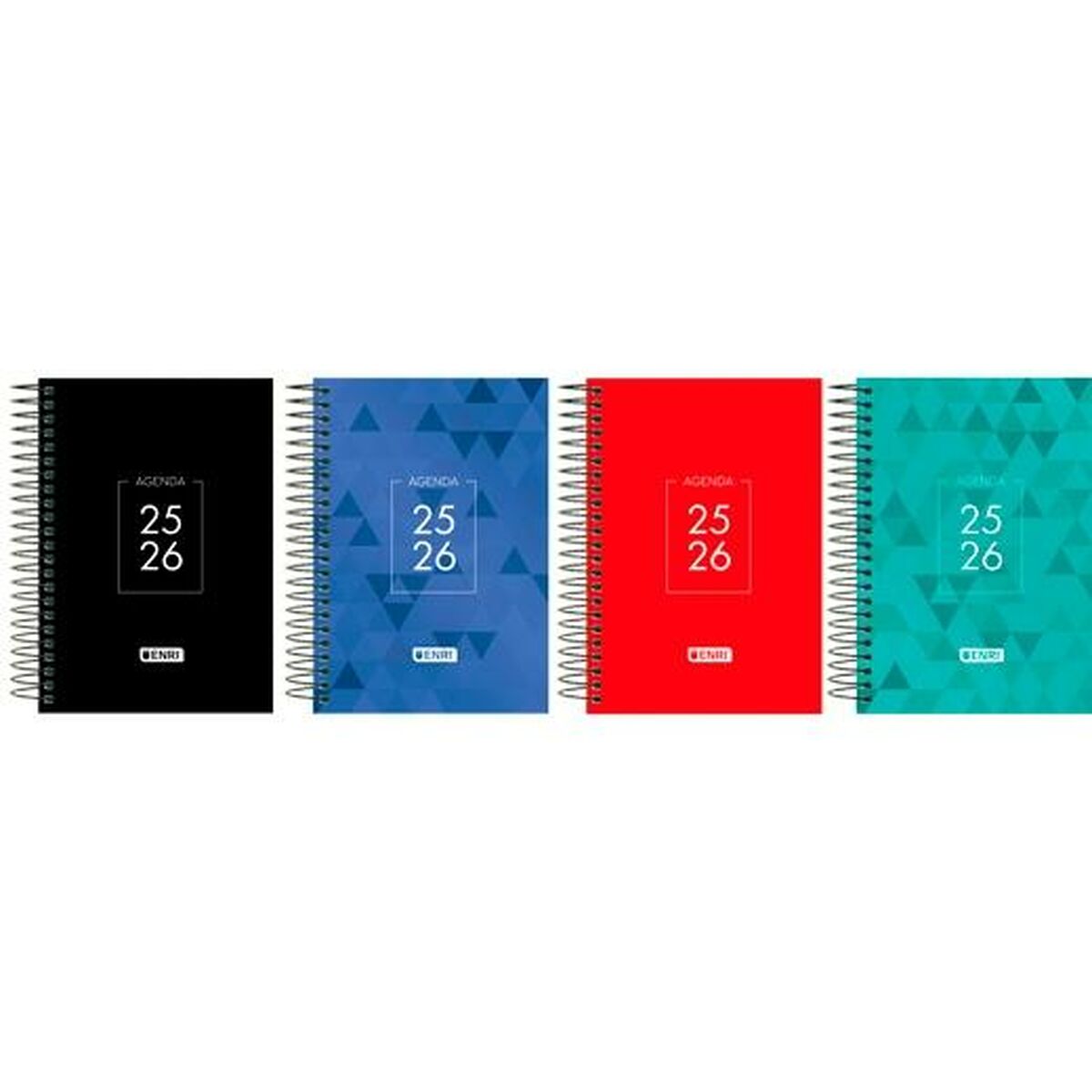 Diary ENRI IDENTITY 1/4 15 x 21 cm 2025-2026 (4 Units)