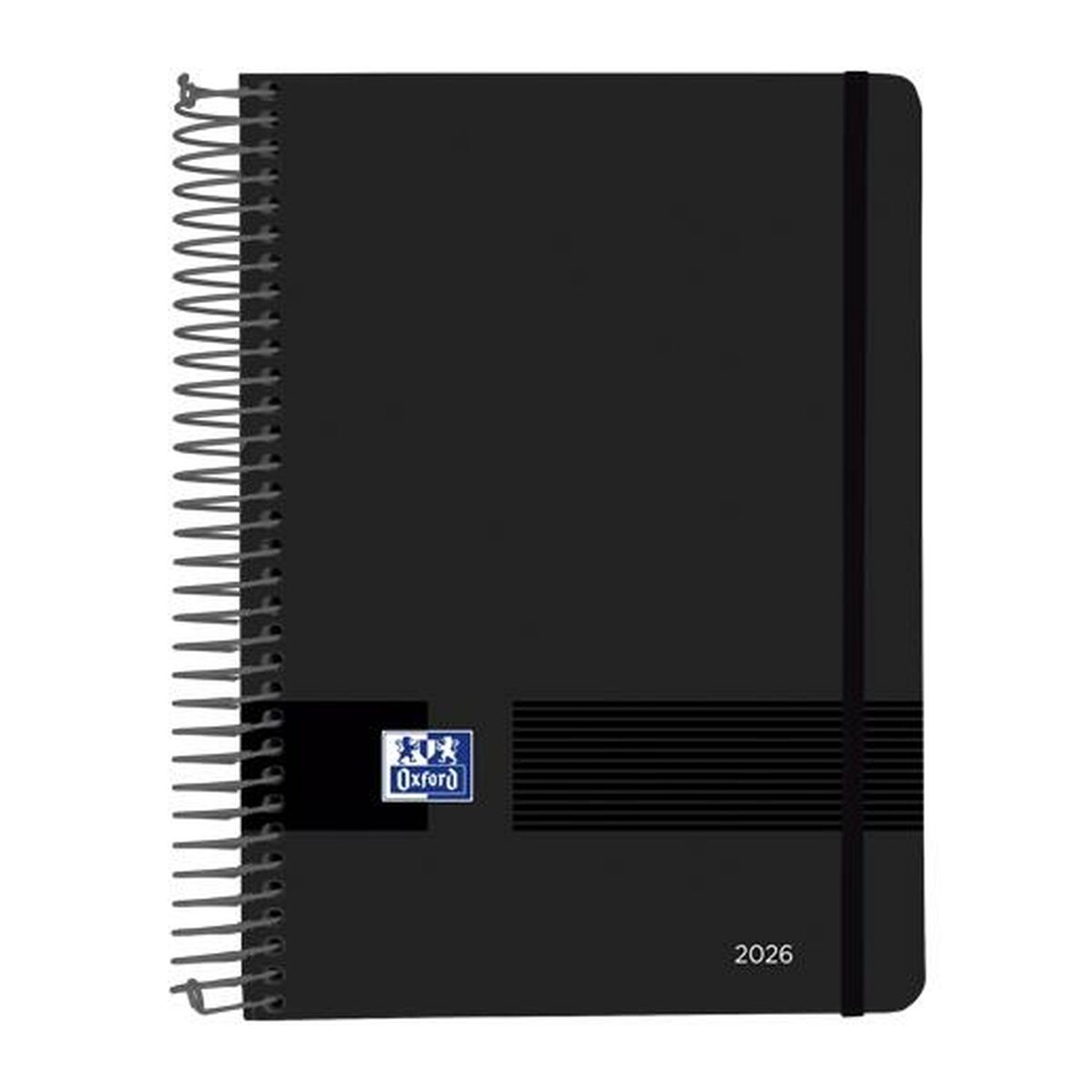 Diary Oxford LIVE&GO Black A5 21 x 14,8 cm 2026 (5 Units) Diary Oxford LIVE&GO Black A5 21 x 14,8 cm 2026 (5 Units)