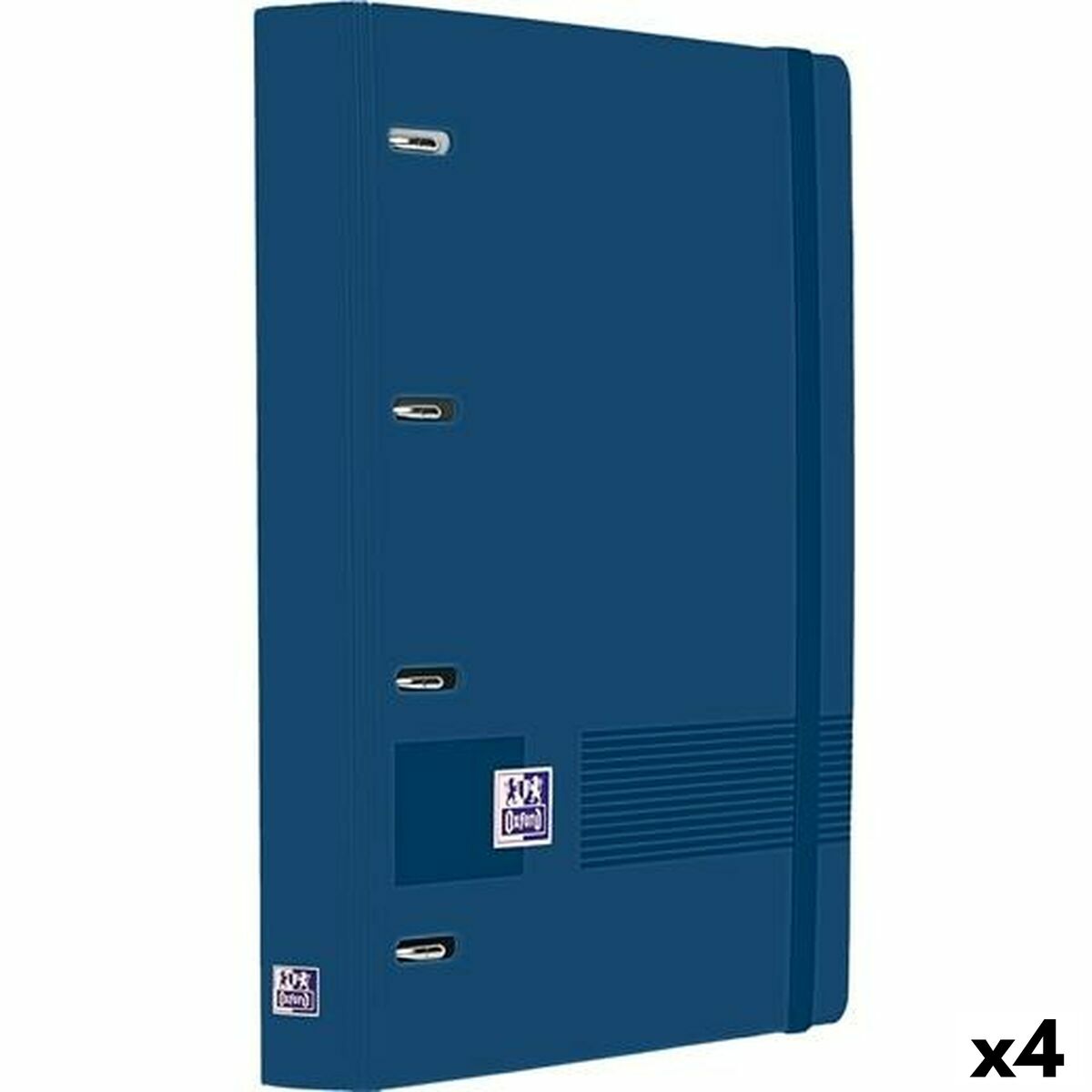 Ring binder Oxford LIVE&GO Navy Blue A4+ (4 Units) Ring binder Oxford LIVE&GO Navy Blue A4+ (4 Units)