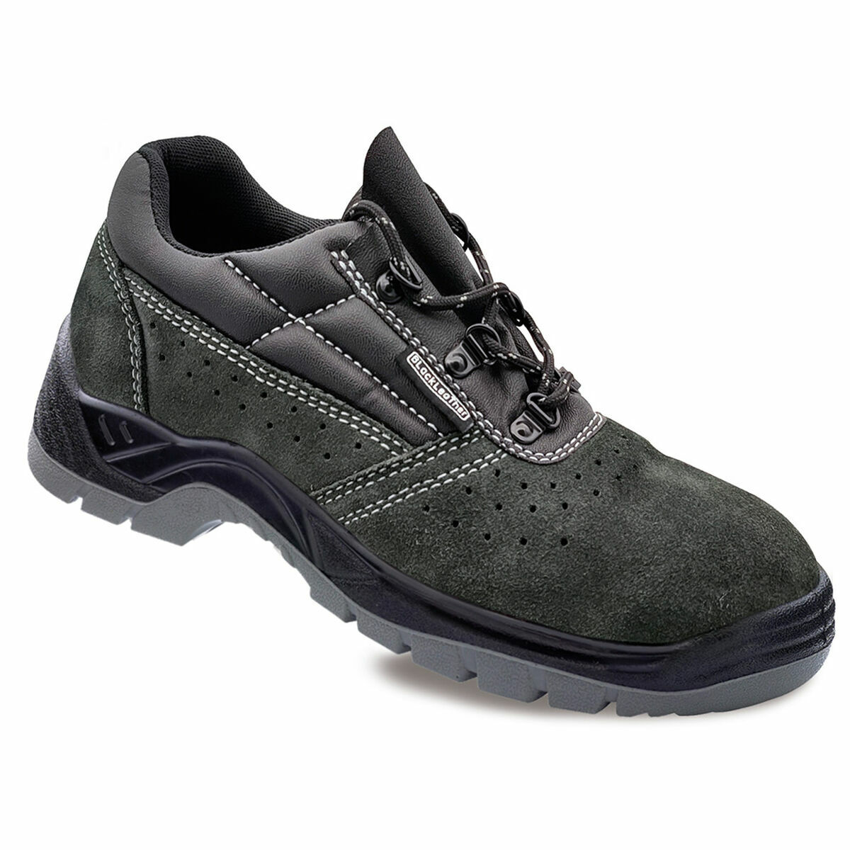 Safety shoes s1p src Blackleather Suede Grey Safety shoes s1p src Blackleather Suede Grey