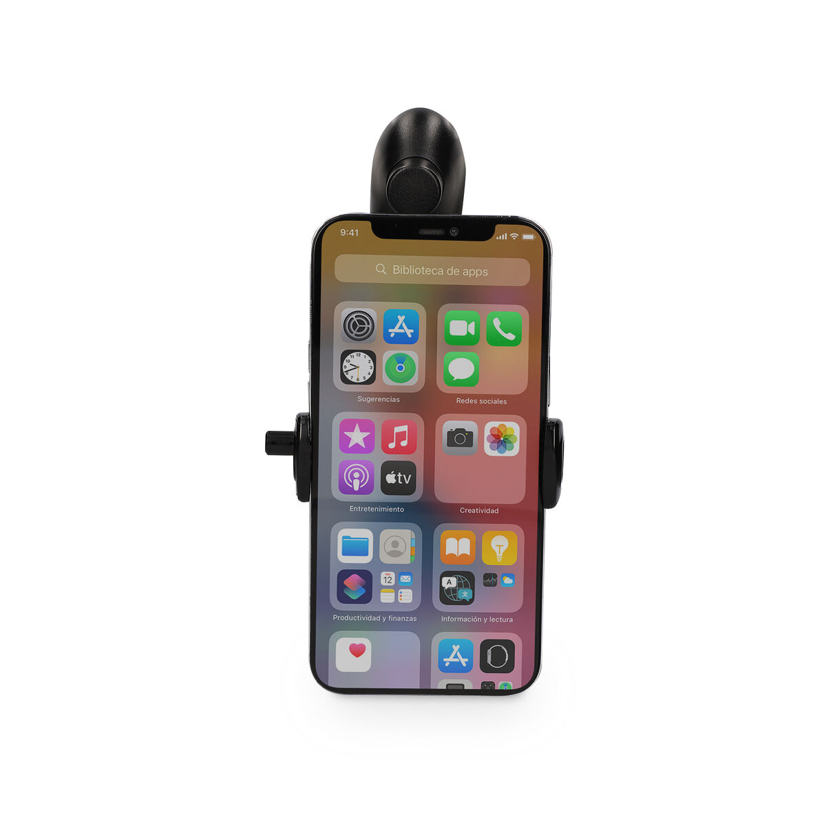 Mobile Support for Cars KSIX 360 Black