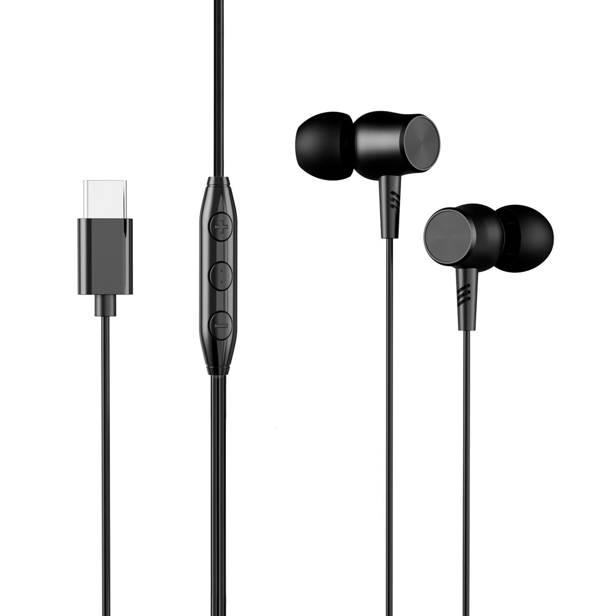 In ear headphones Contact Black In ear headphones Contact Black