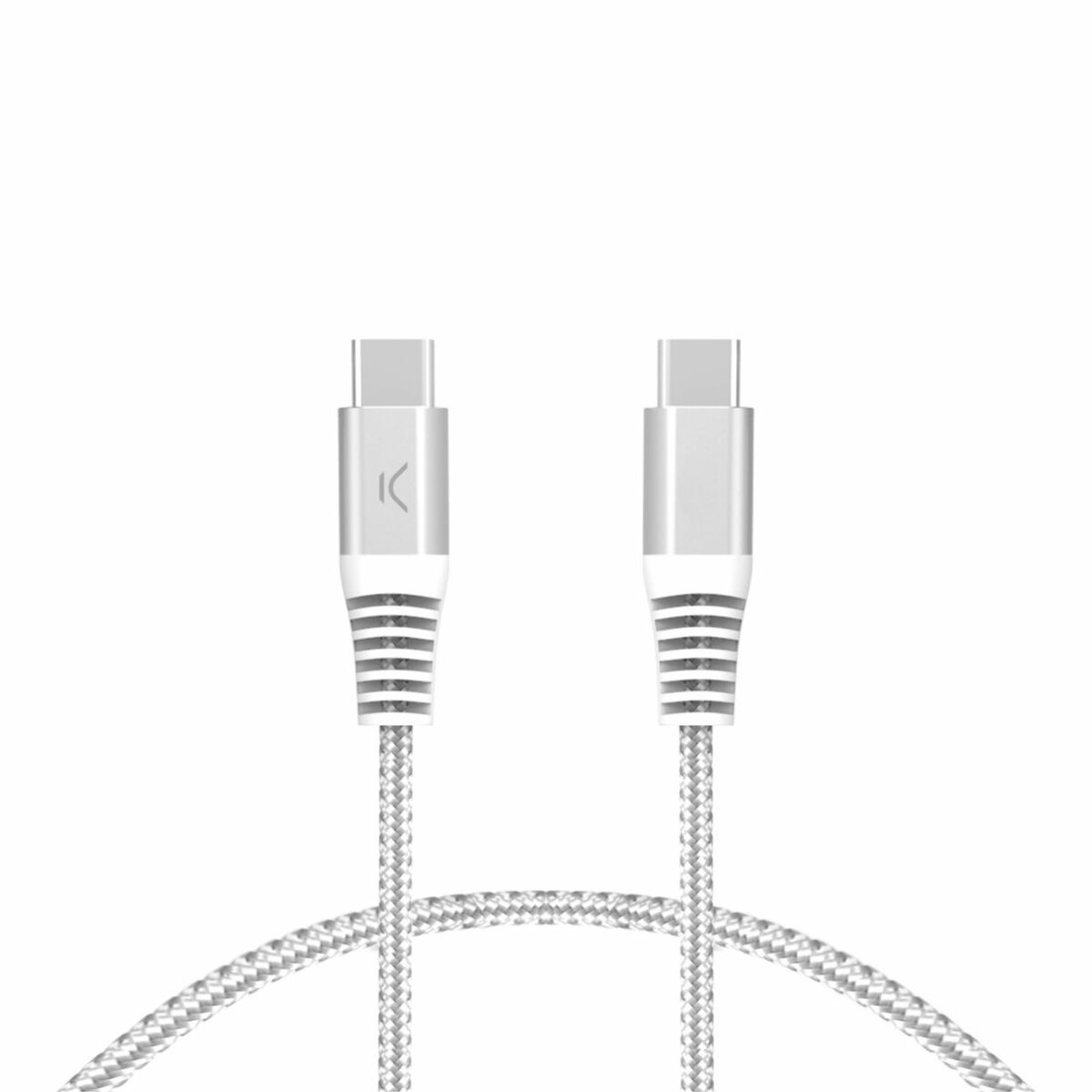 USB-C to USB-C Cable KSIX White