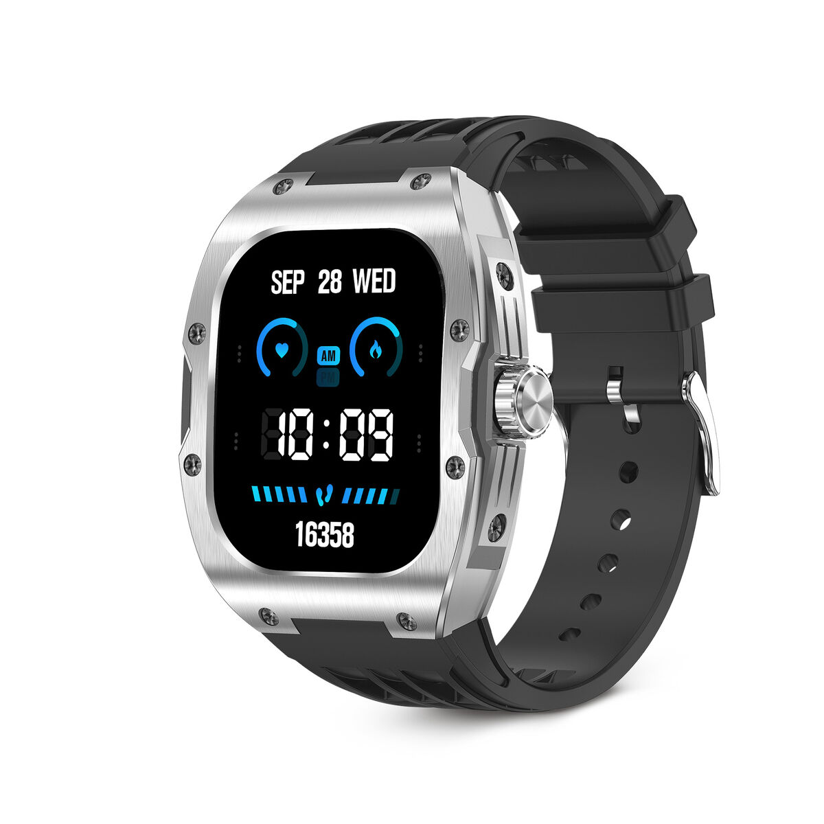 Smartwatch KSIX Hero Black 1,95″ 45 mm