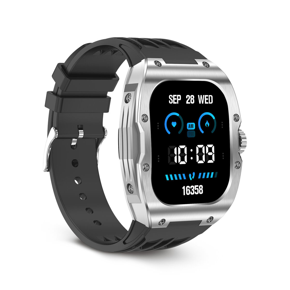 Smartwatch KSIX Hero Black 1,95″ 45 mm