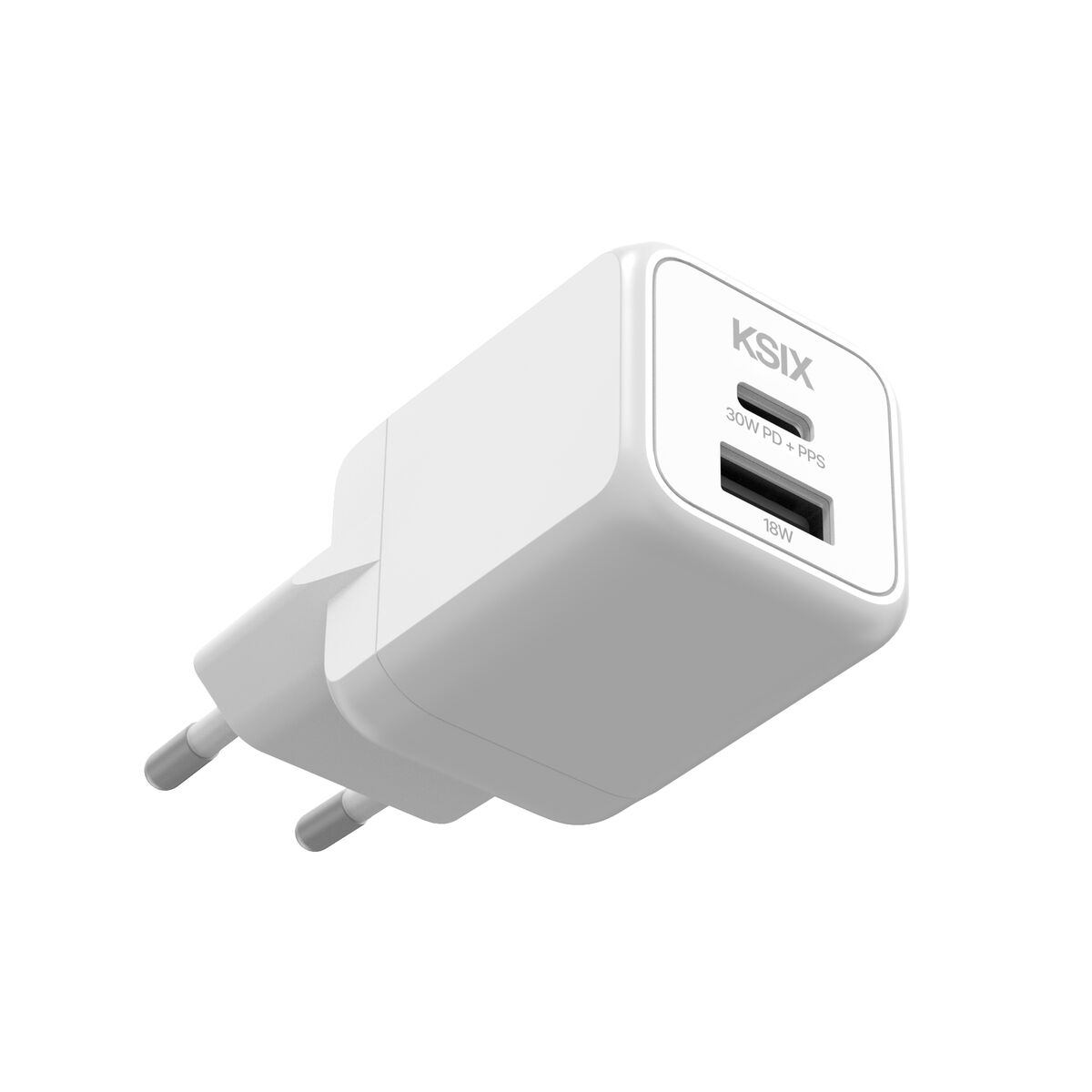 Wall Charger KSIX White 30 W