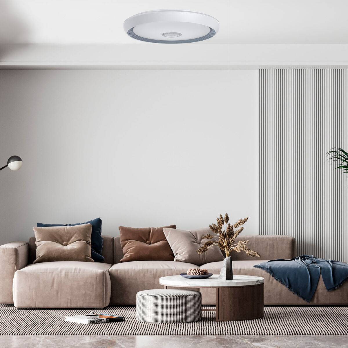 LED Flush-fitting ceiling light KSIX Glory F 58,3 w 6200 Lm (3000k – 6500k)