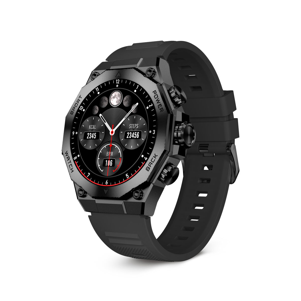 Smartwatch KSIX Titanium Black 1,43″