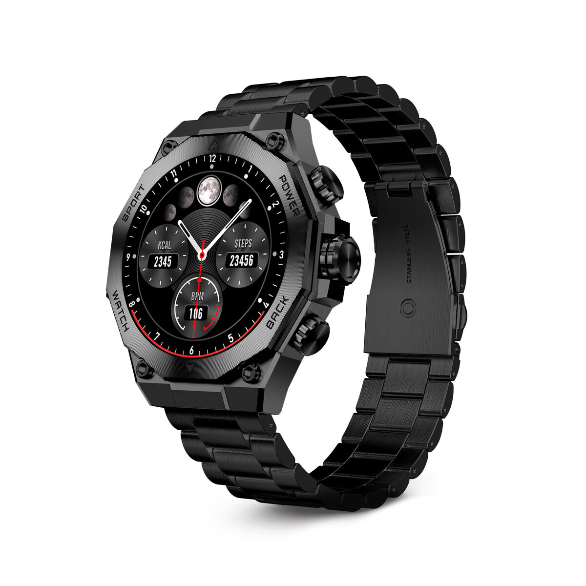 Smartwatch KSIX Titanium Black 1,43″