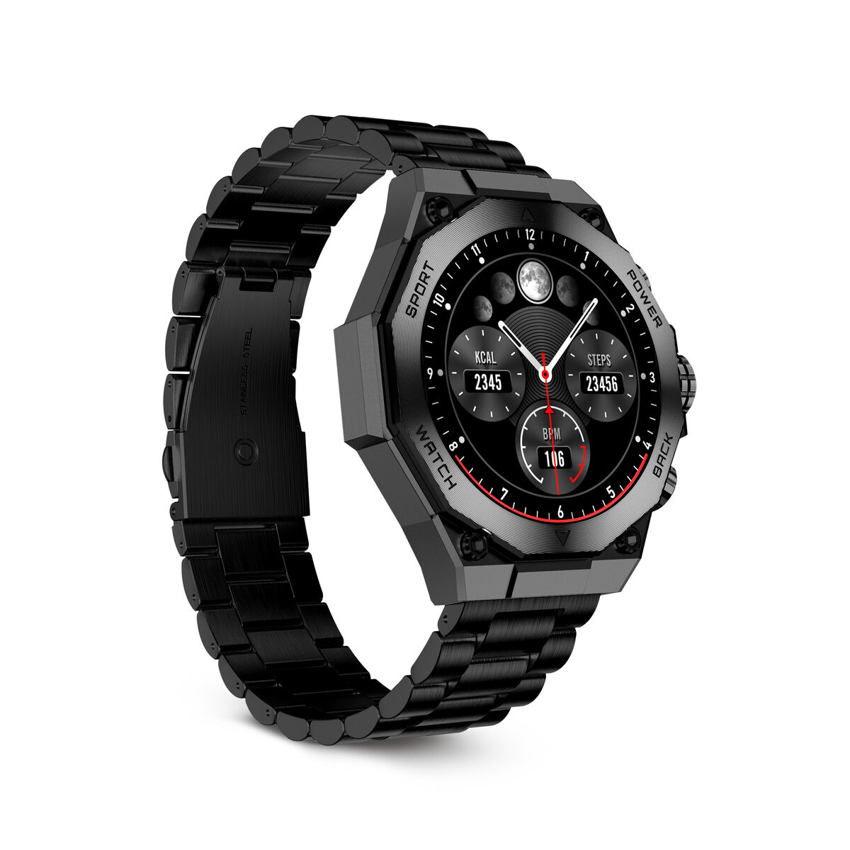 Smartwatch KSIX Titanium Black 1,43″