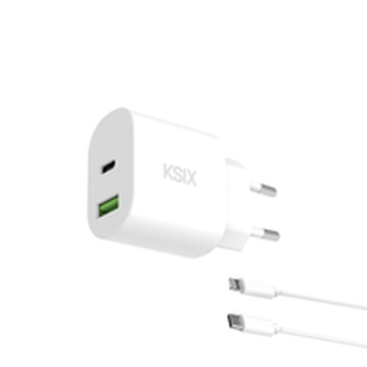 Wall Charger KSIX White 20 W