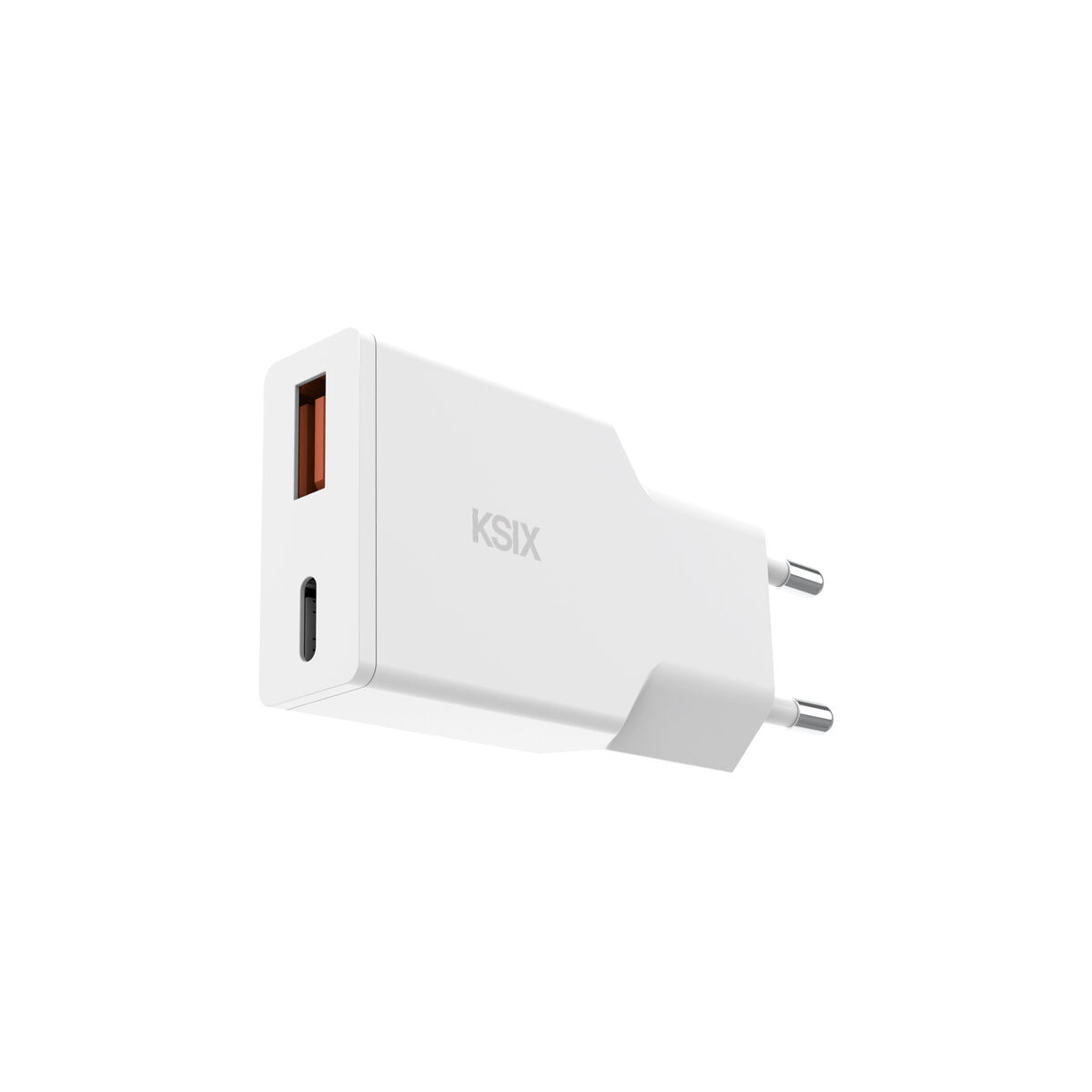 Wall Charger KSIX White 30 W Wall Charger KSIX White 30 W