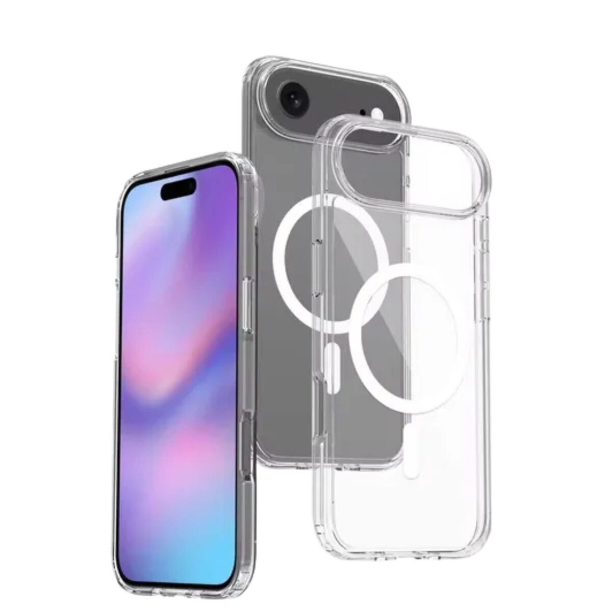 Mobile cover KSIX IPHONE 17 PLUS/AIR Transparent