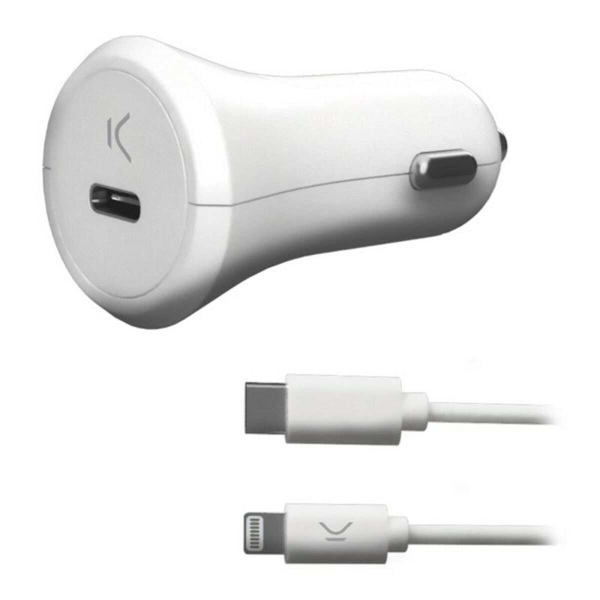 USB Car Charger KSIX Apple-compatible 18W USB Car Charger KSIX Apple-compatible 18W