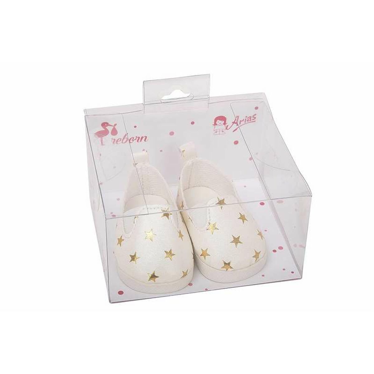 Dolls shoes Arias White 45 cm