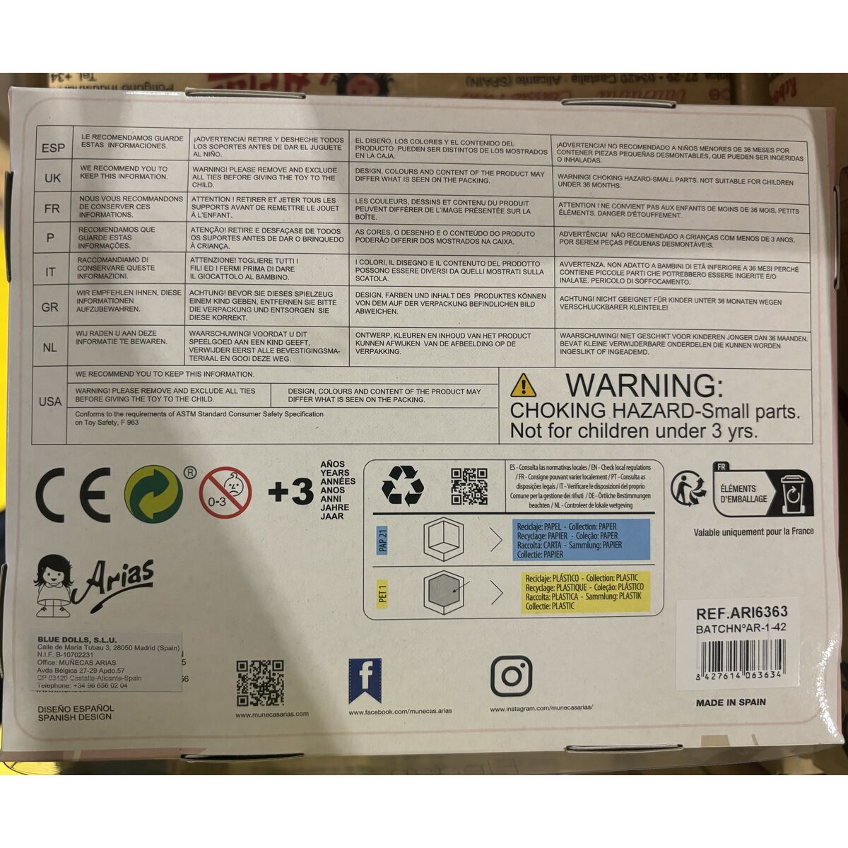 Dolls Accessories Arias