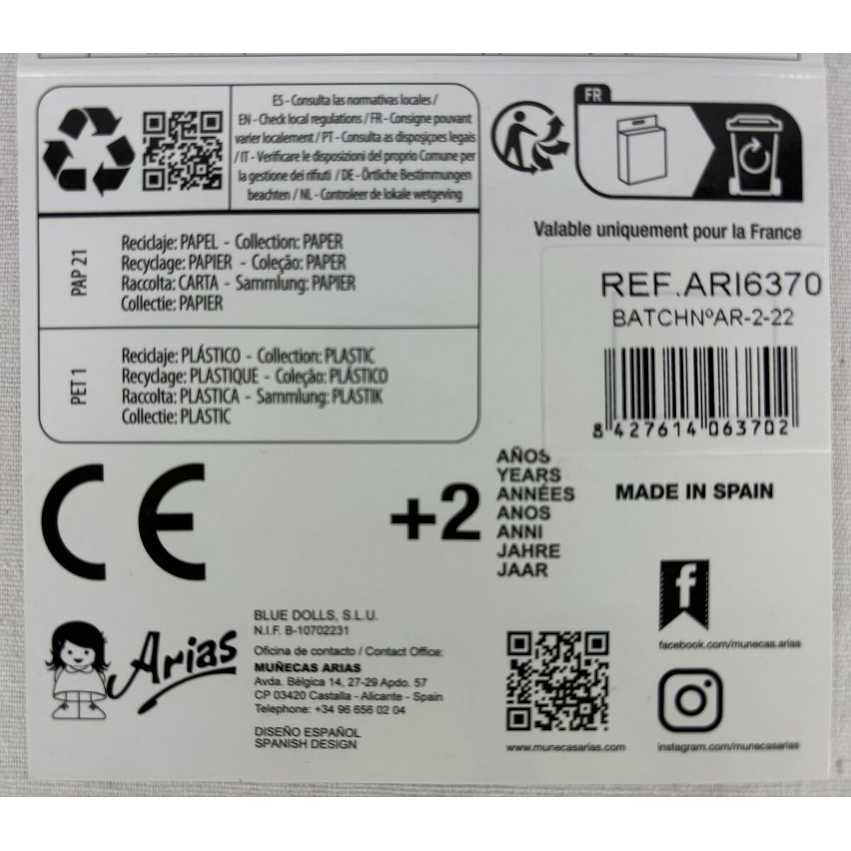 Doll’s clothes Arias