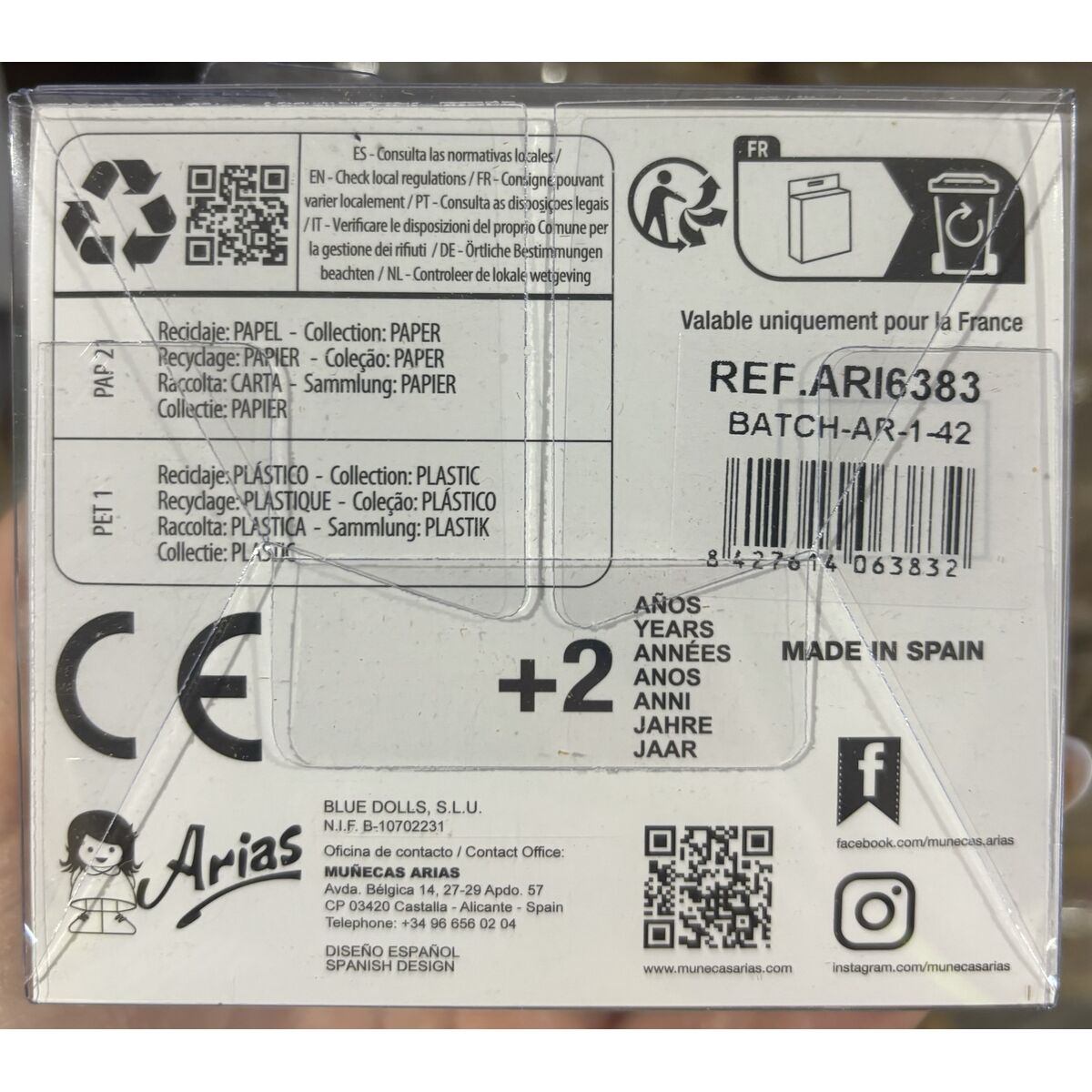 Dolls shoes Arias Green 40 cm