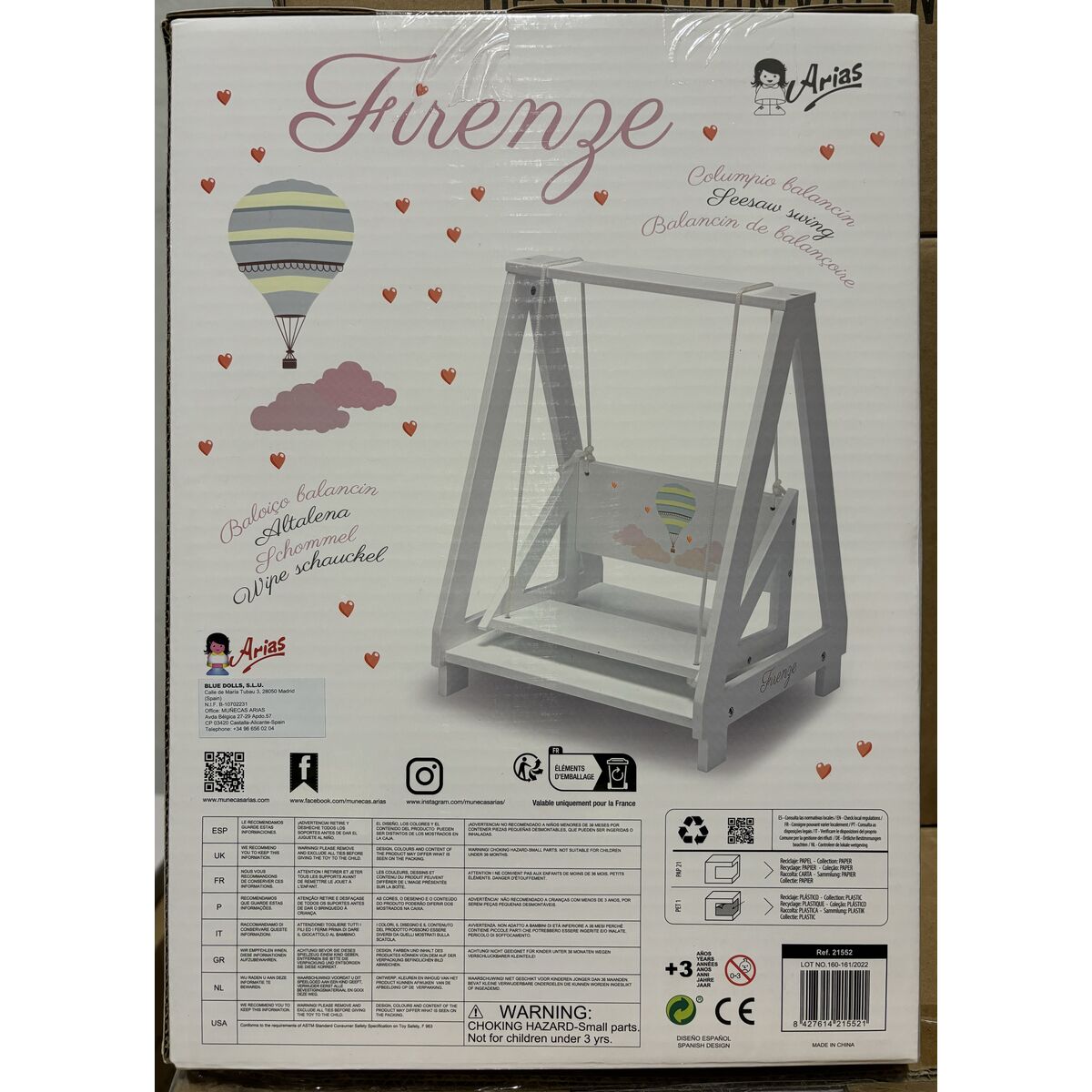 Dolls Accessories Arias Swing