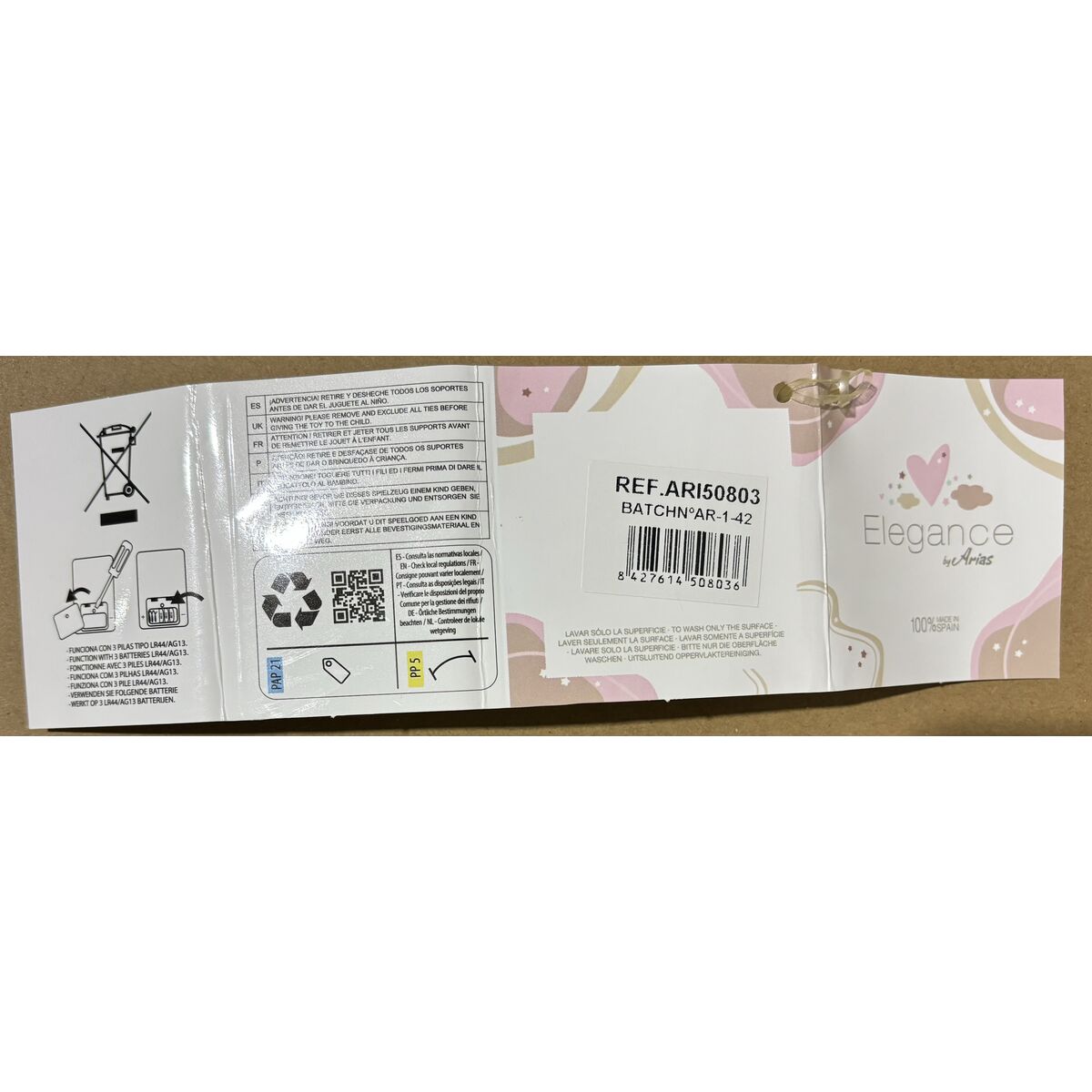 Baby doll Arias Elegance Andie 40 cm
