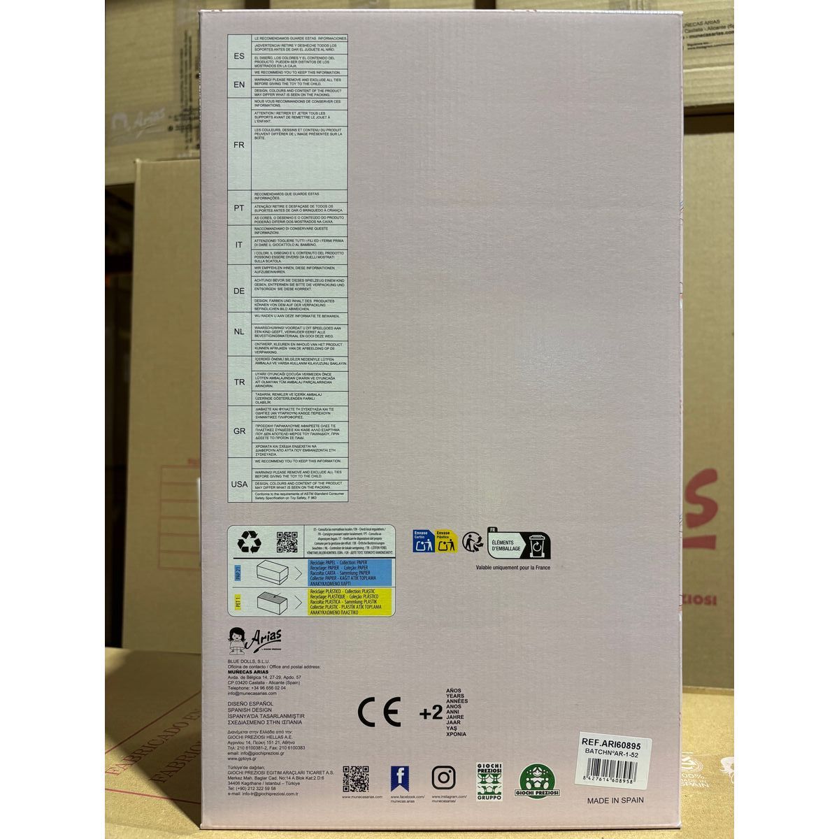 Baby doll Arias Elegance 26 cm