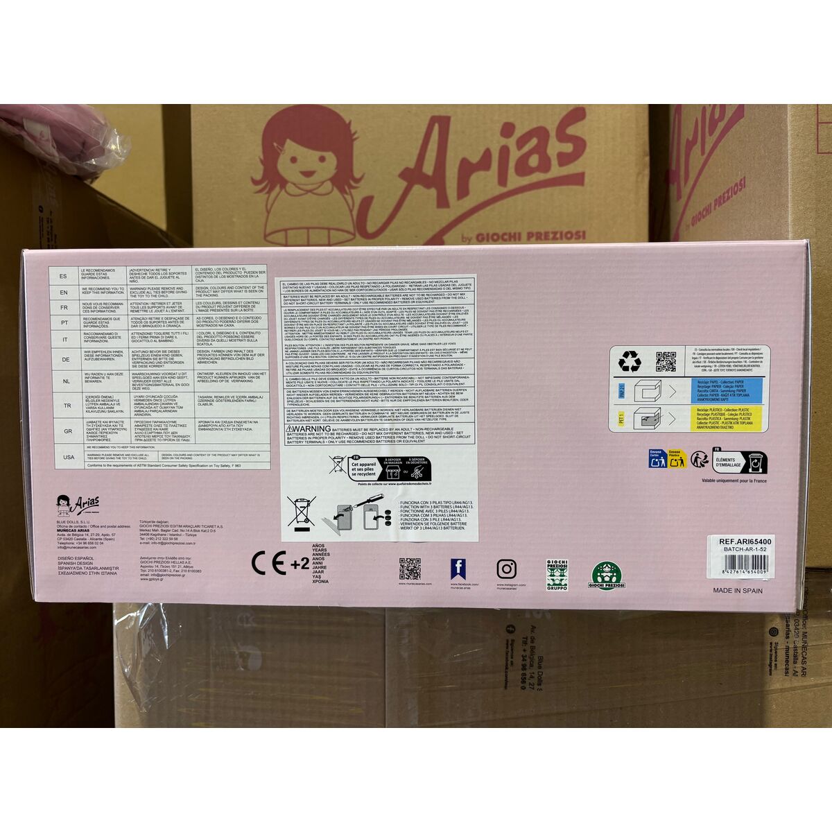 Baby doll Arias Zoe 42 cm