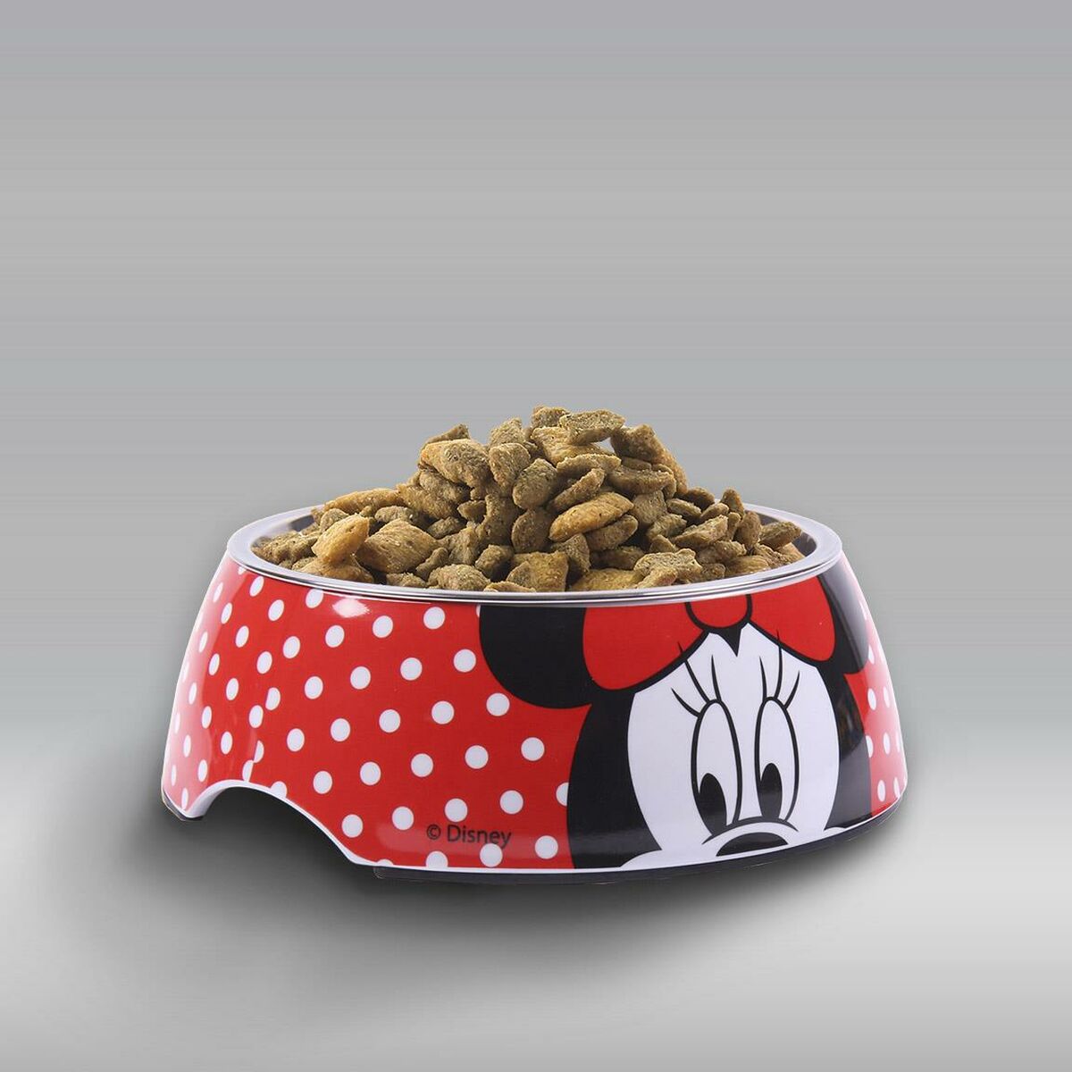 Dog Feeder Minnie Mouse Melamin 410 ml Multicolour
