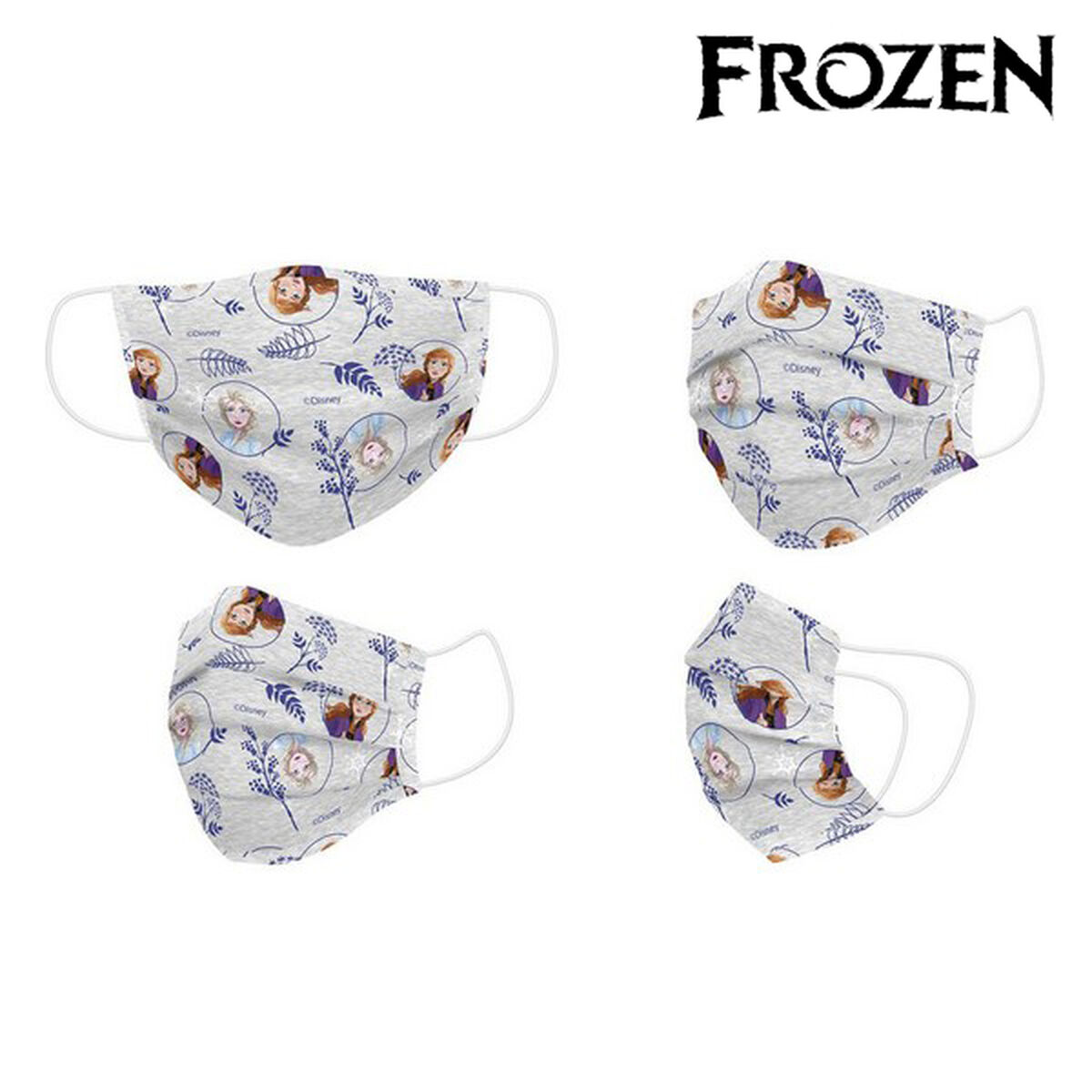 Hygienic Face Mask Frozen Children’s Grey Hygienic Face Mask Frozen Children’s Grey