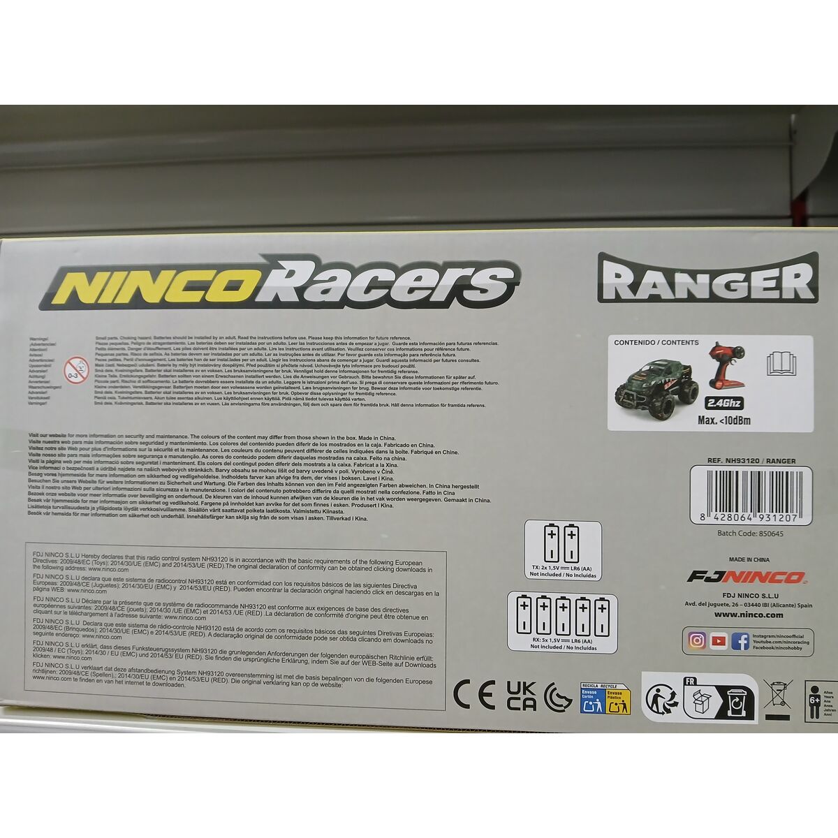 Remote-Controlled Car Ninco Ranger Monster 30 x 19 x 16 cm