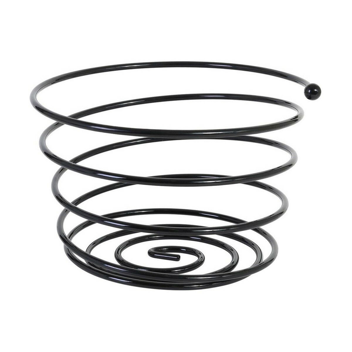 Fruit Bowl Viejo Valle Black Spiral  26 x 17 cm (2 Units)
