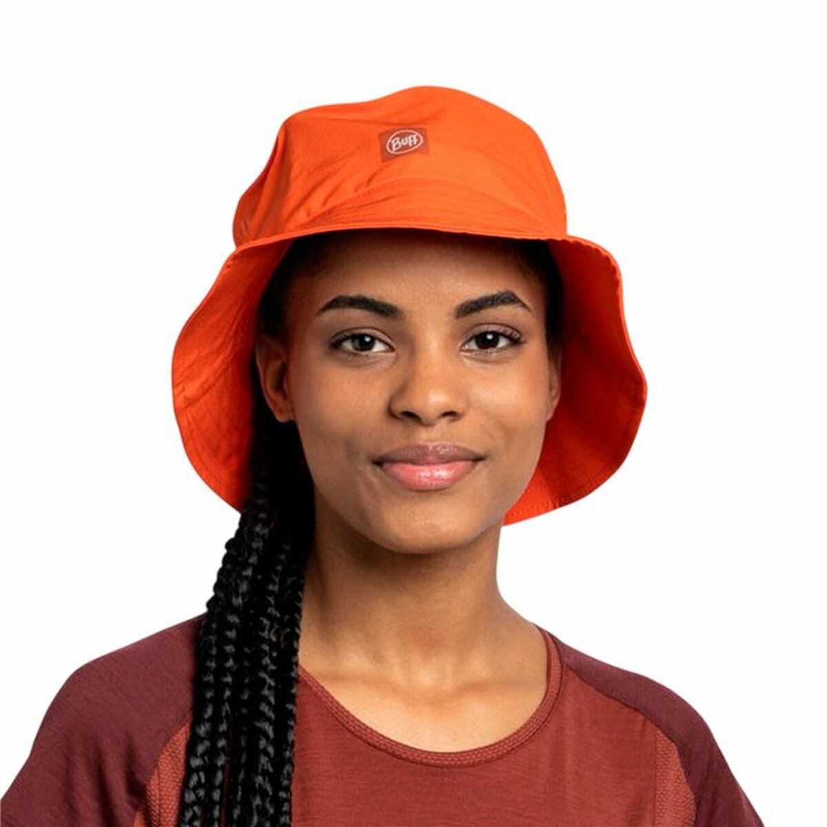Hat Buff Solid Poppy L/XL