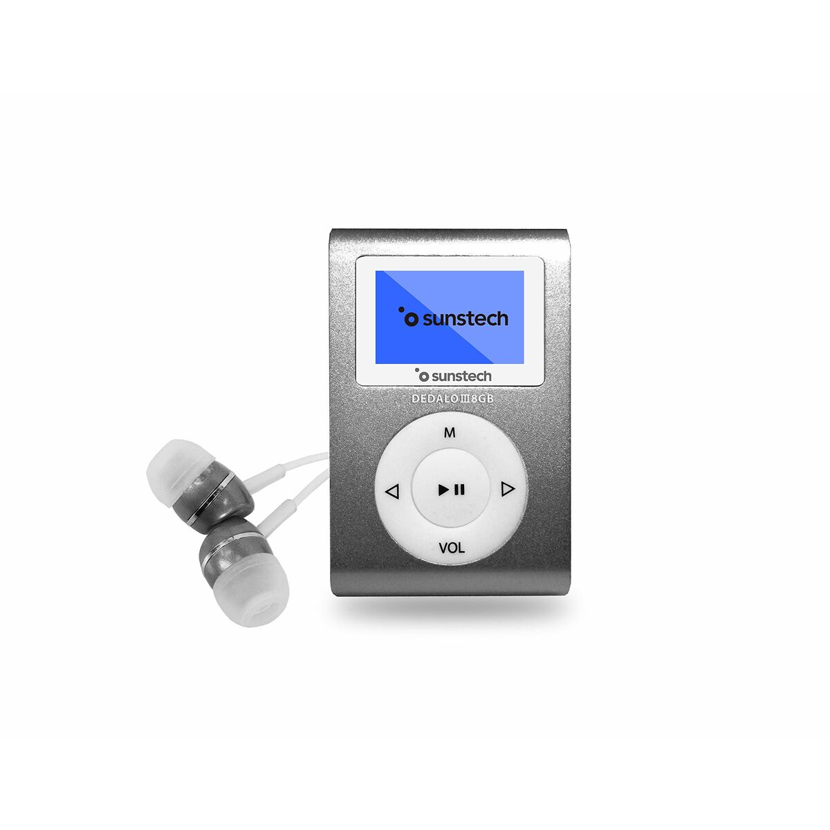 MP3 Player Sunstech DEDALOIII8GBGY 1,1″ 8 GB