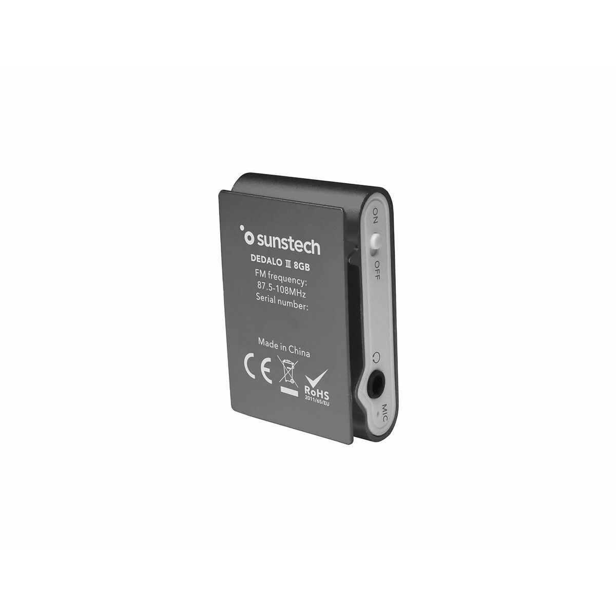 MP3 Player Sunstech DEDALOIII8GBGY 1,1″ 8 GB