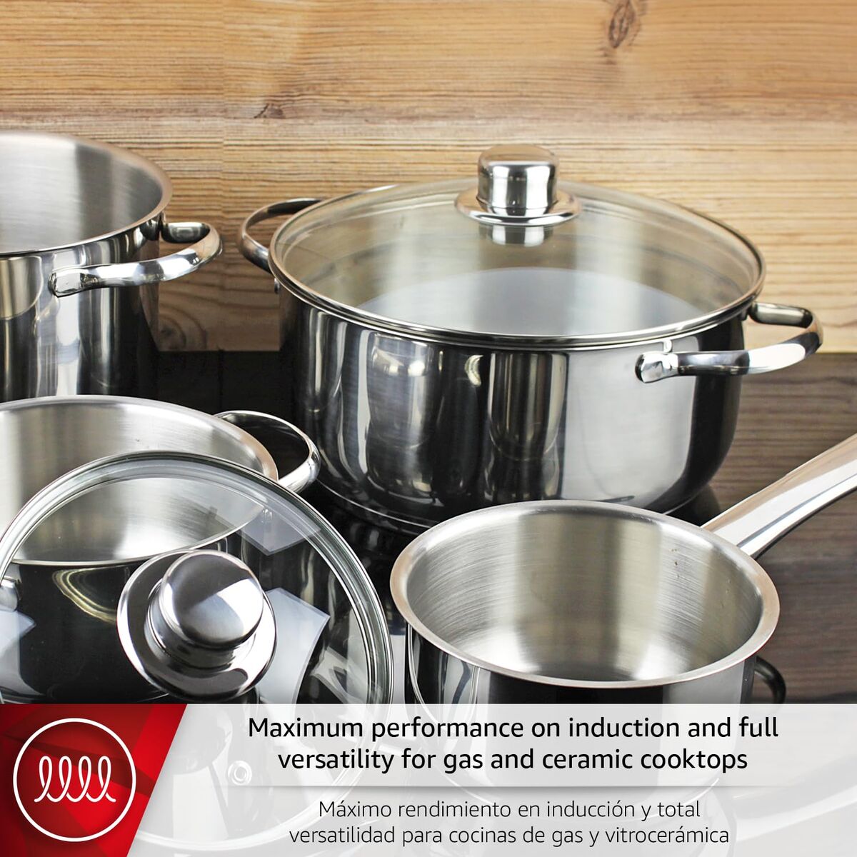 Cookware Magefesa DUX7PCS Silver 7 Pieces