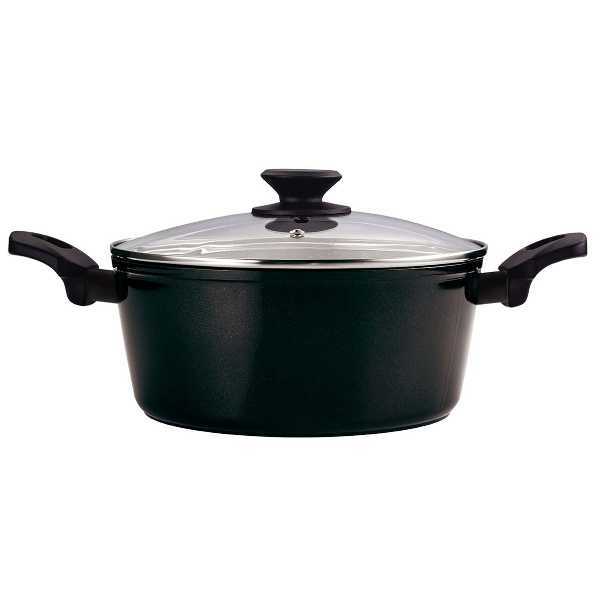 Casserole with Lid Fagor VIVANT 24 NEGRA Black Aluminium 4,8 L Casserole with Lid Fagor VIVANT 24 NEGRA Black Aluminium 4,8 L