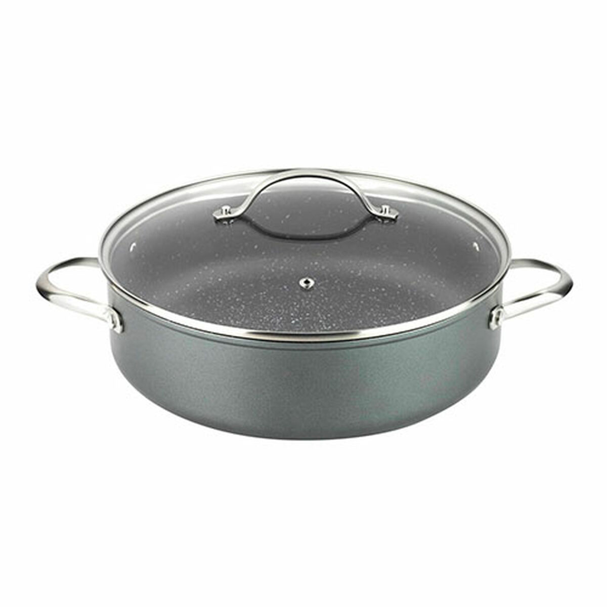Casserole with lid Fagor Grey Ø 28 cm Toughened aluminium Casserole with lid Fagor Grey Ø 28 cm Toughened aluminium