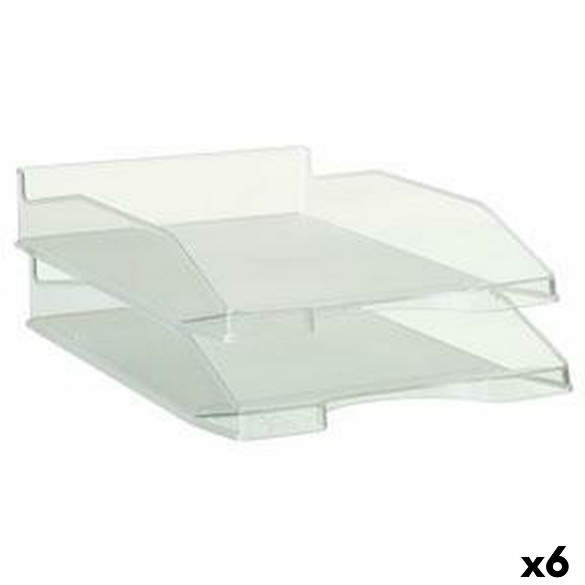 Filing Tray Archivo 2000 Crystal A4 Plastic (6 Units) Filing Tray Archivo 2000 Crystal A4 Plastic (6 Units)