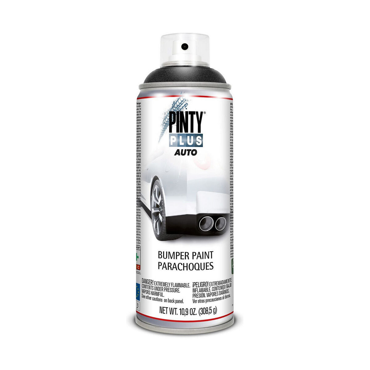 Spray paint Pintyplus Auto BT104 308,5 ml 400 ml Bumper Black Spray paint Pintyplus Auto BT104 308,5 ml 400 ml Bumper Black