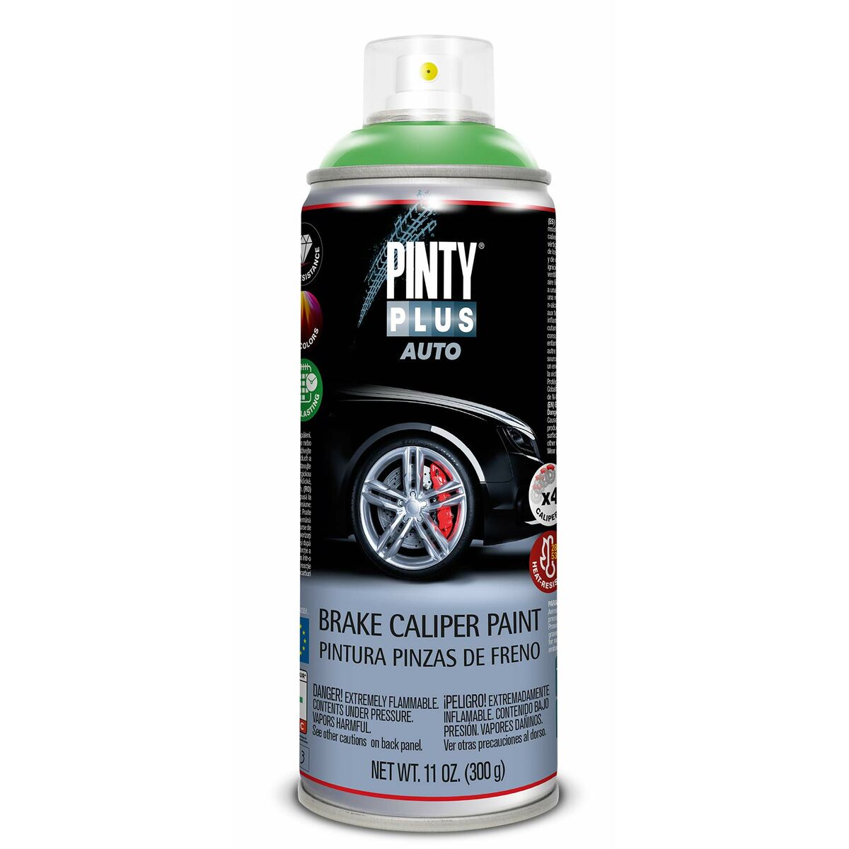 Spray paint Pintyplus Auto PF136 400 ml Brake Calipers Green Spray paint Pintyplus Auto PF136 400 ml Brake Calipers Green