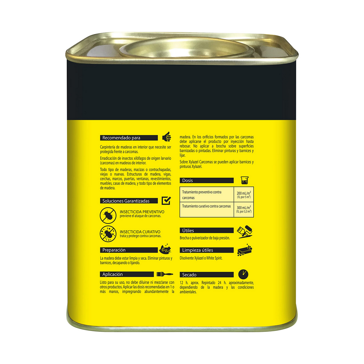 Surface protector Xylazel 2,5 L Colourless To water Woodworm