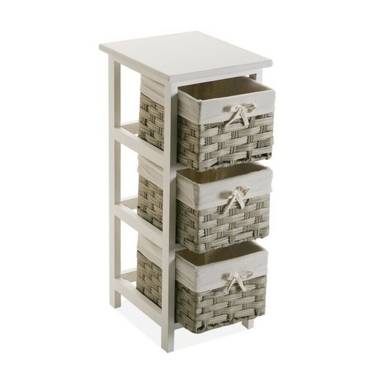 Multipurpose Chest of Drawers Versa Pompei 29 x 62 x 25 cm White