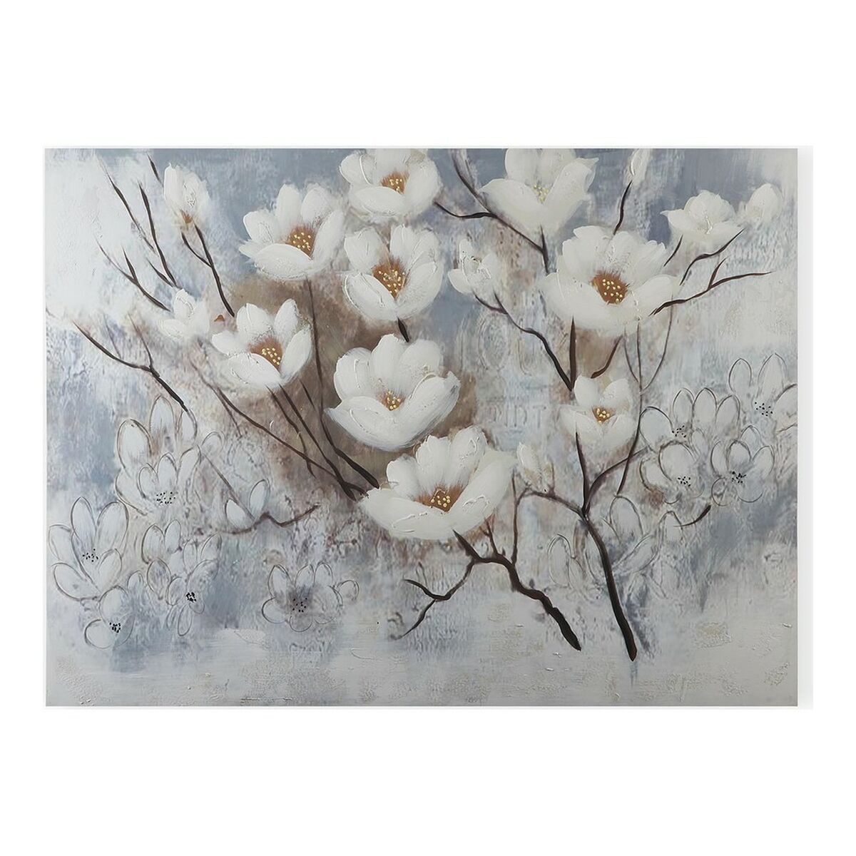 Painting Flowers Canvas (2,8 x 90 x 120 cm) Painting Flowers Canvas (2,8 x 90 x 120 cm)