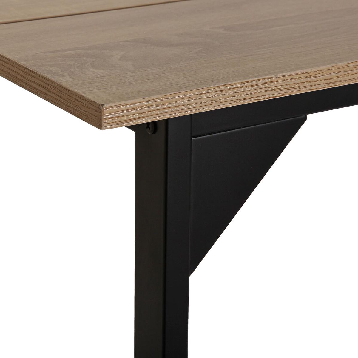 Dining Table Versa Collins Metal Melamin MDF Wood 75 x 80 x 164,5 cm