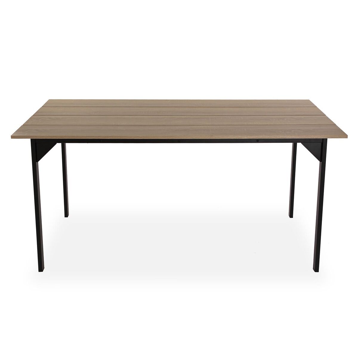 Dining Table Versa Collins Metal Melamin MDF Wood 75 x 80 x 164,5 cm